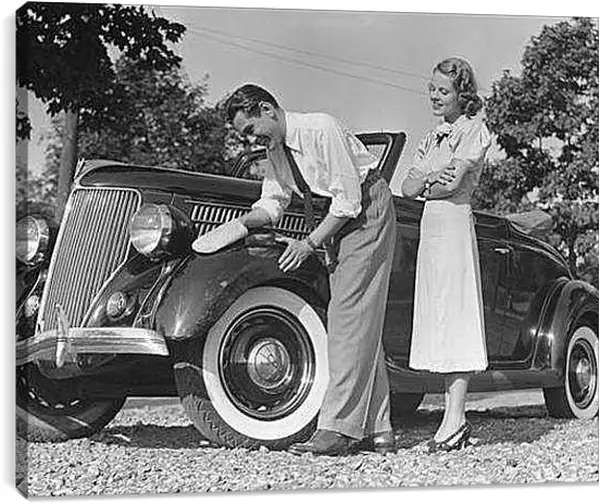 Постер на подрамнике - Ретро
