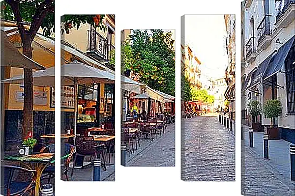 Модульная картина - Кафе в Испании