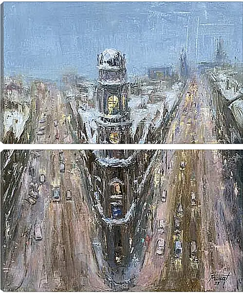 Модульная картина - Пять углов Санкт-Петербурга