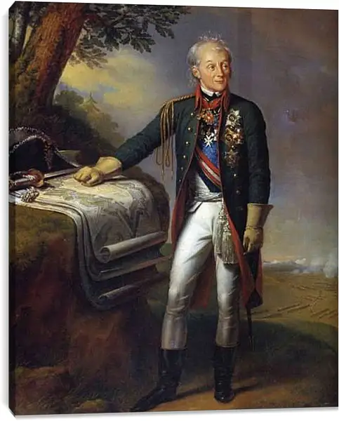 Постер на подрамнике - Александр Васильевич Суворов