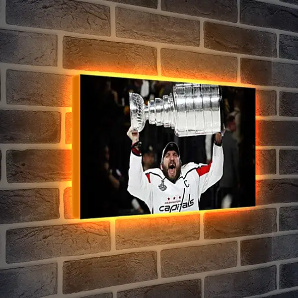 Лайтбокс световая панель - Александр Овечкин. Кубок Стэнли