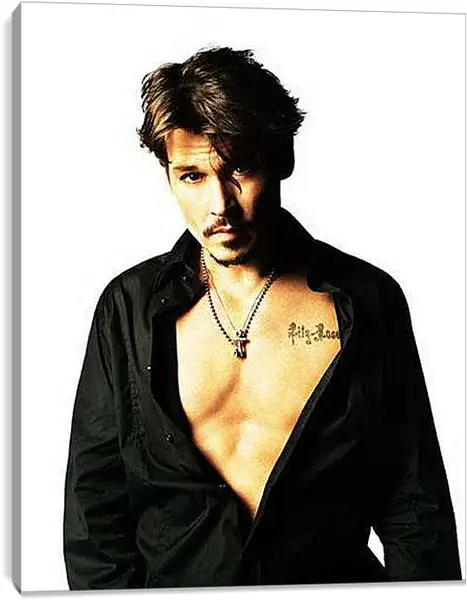 Постер на подрамнике - Johnny Depp - Джонни Депп
