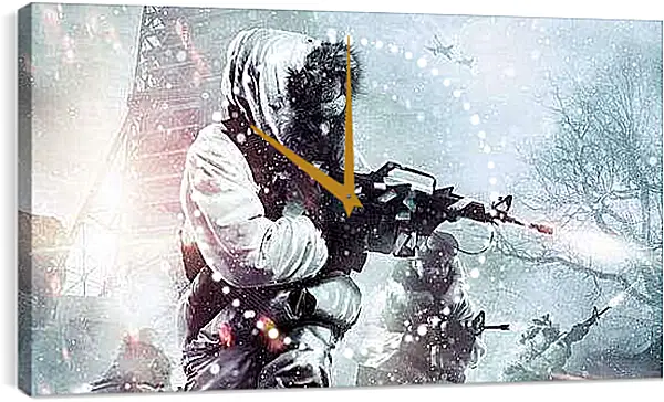 Часы картина - Call Of Duty: Black Ops