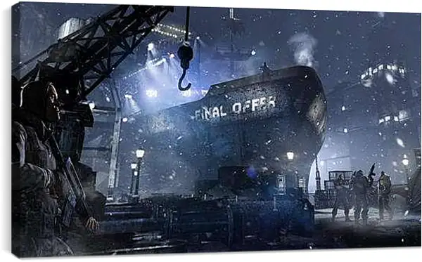 Постер на подрамнике - Batman: Arkham Origins