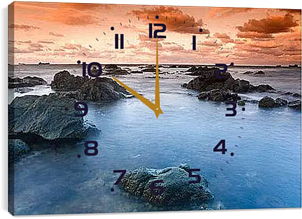 Часы картина - Побережье