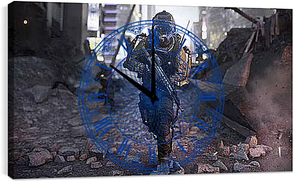 Часы картина - Call Of Duty: Advanced Warfare