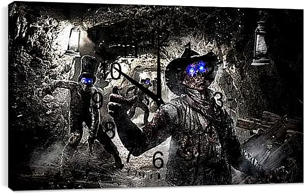 Часы картина - Call Of Duty: Black Ops II