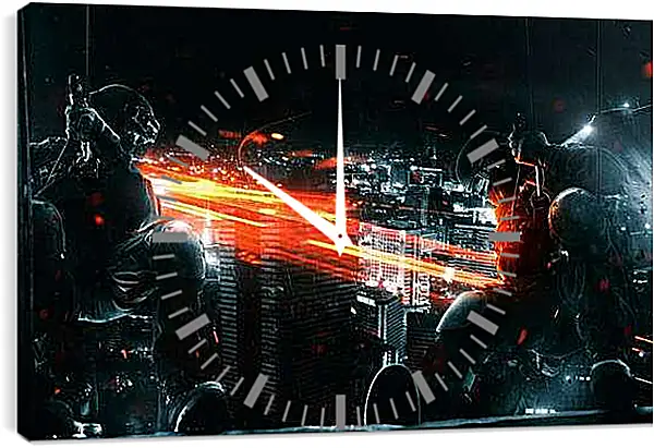 Часы картина - Battlefield 3