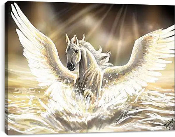 Постер на подрамнике - Пегас