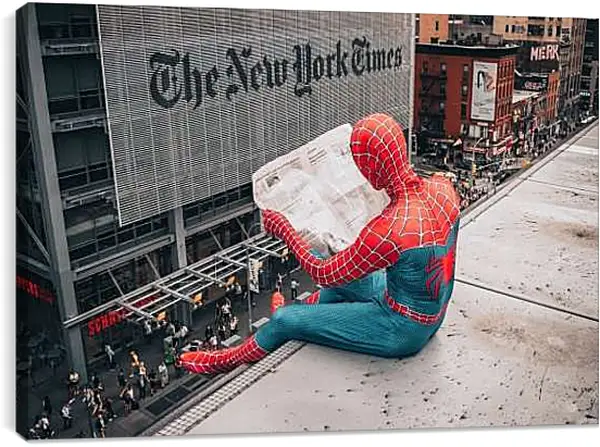 Постер на подрамнике - Человек паук