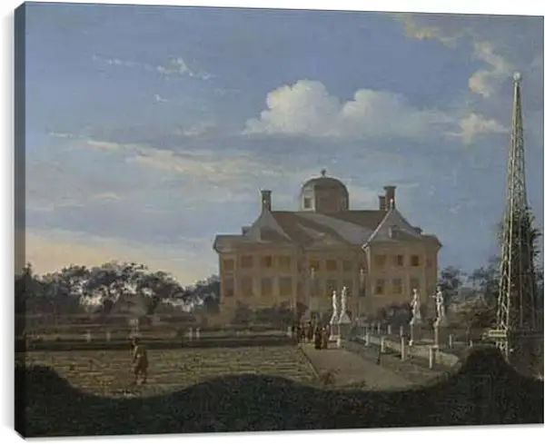 Постер на подрамнике - The Huis ten Bosch at The Hague. Ян Ван дер Хейден