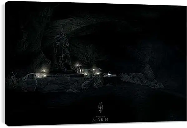 Постер на подрамнике - The Elder Scrolls V: Skyrim
