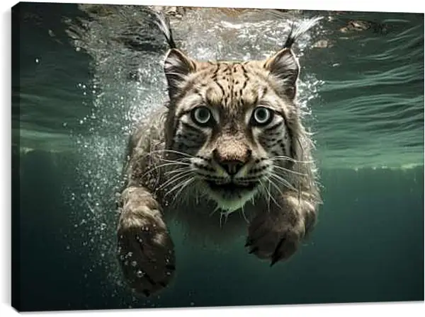 Постер на подрамнике - Рысь