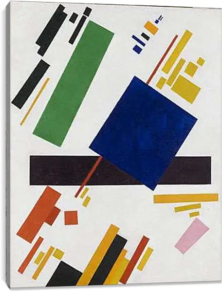 Постер на подрамнике - Супрематическая композиция. Suprematist Composition. Малевич Казимир
