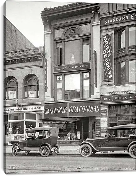 Постер на подрамнике - Америка в начале 20 века