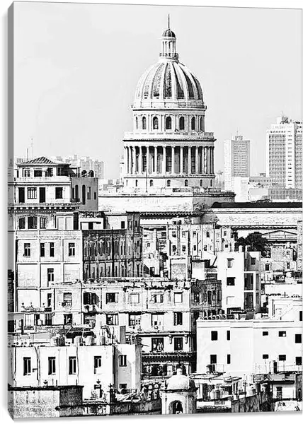 Постер на подрамнике - Гавана