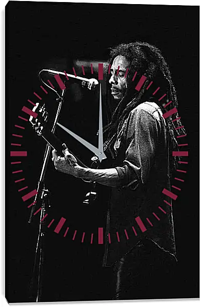 Часы картина - Боб Марли. Bob Marley