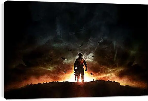 Постер на подрамнике - Battlefield 3
