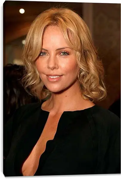 Постер на подрамнике - Шарлиз Терон. Charlize Theron