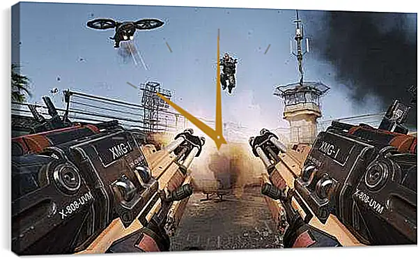 Часы картина - Call Of Duty: Advanced Warfare