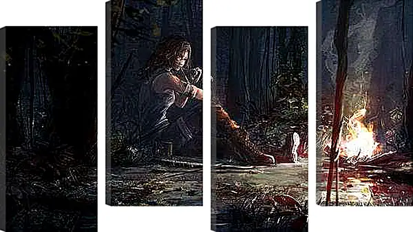 Модульная картина - Tomb Raider