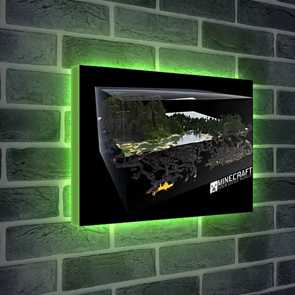 Лайтбокс световая панель - Minecraft