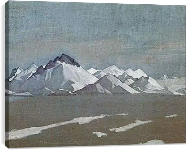 Постер на подрамнике - Каракорум. Рерих Николай
