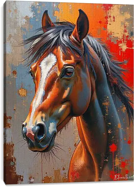 Постер на подрамнике - Horse 1