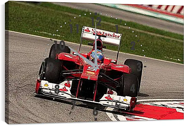 Часы картина - Формула 1