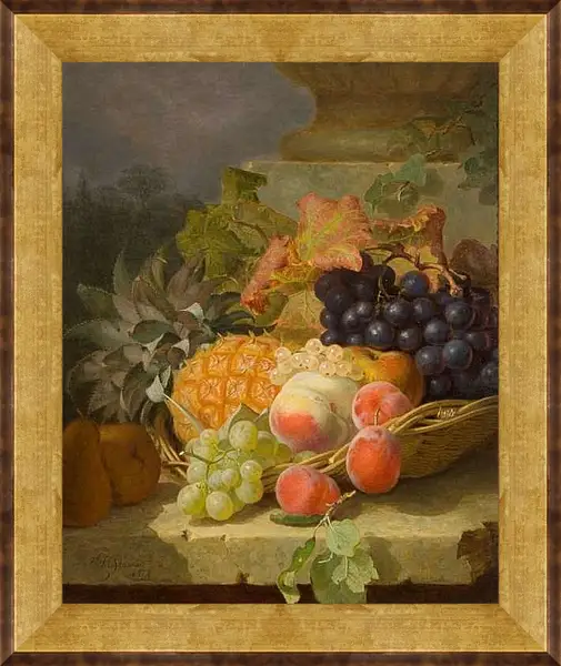 Картина в раме - Натюрморт. Стэннард Элоиза Гарриет