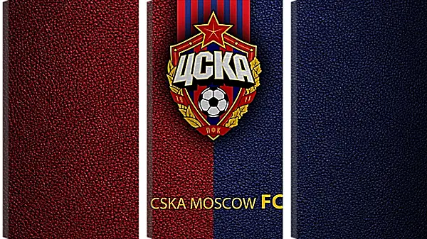 Модульная картина - Эмблема ФК ЦСКА Москва