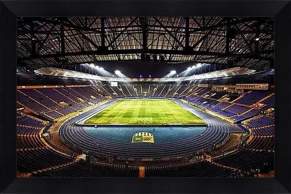 Картина в раме - Пустой стадион