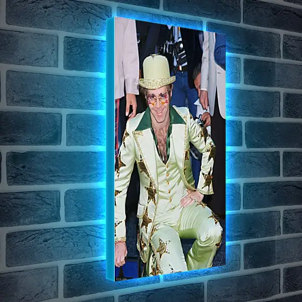 Лайтбокс световая панель - Элтон Джон. Elton John