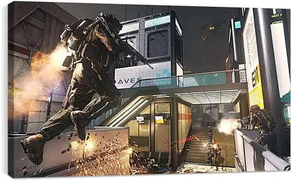 Постер на подрамнике - Call Of Duty: Advanced Warfare