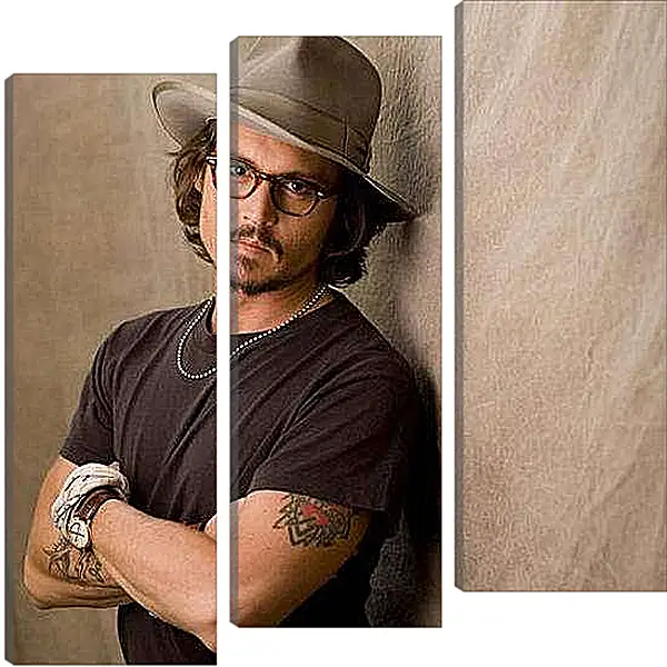 Модульная картина - Johnny Depp - Джонни Депп