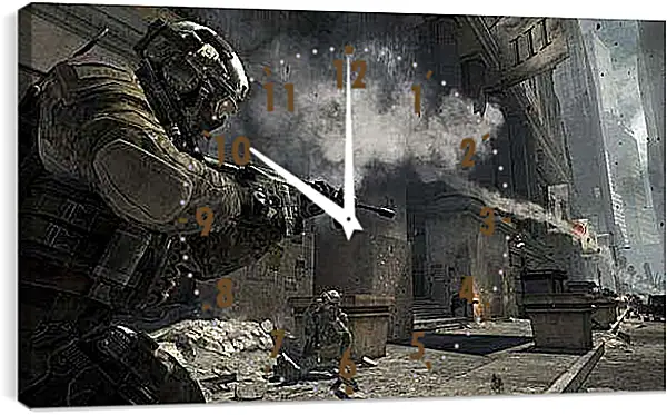 Часы картина - Call Of Duty