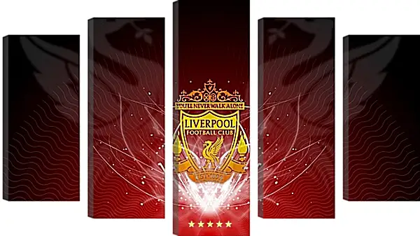 Модульная картина - Эмблема Ливерпуль. Liverpool.