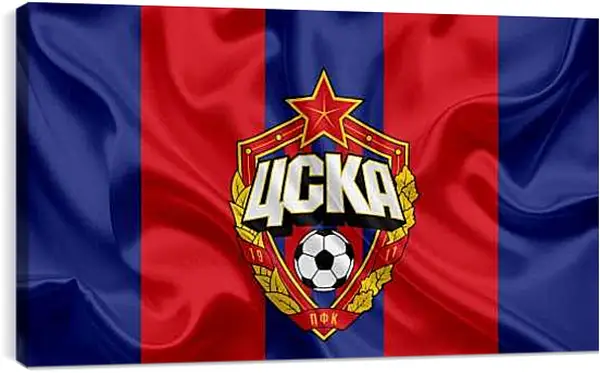 Постер на подрамнике - Эмблема ФК ЦСКА Москва