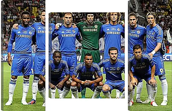 Модульная картина - Фото перед матчем ФК Челси. FC Chelsea