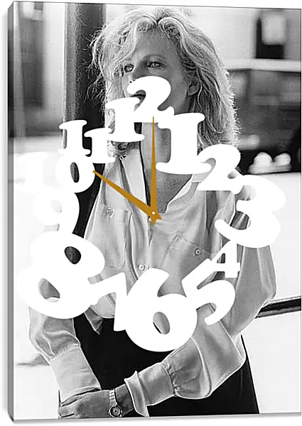 Часы картина - Ким Бейсингер. Kim Basinger