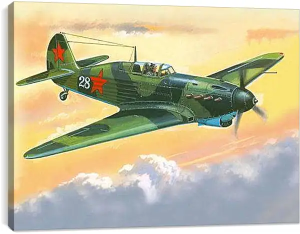 Постер на подрамнике - Самолет