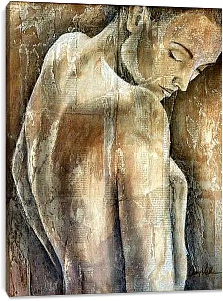 Постер на подрамнике - Обнаженная спина