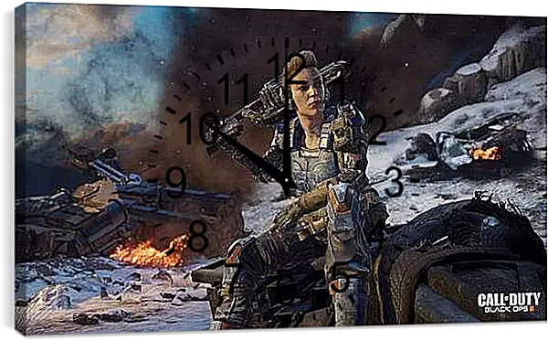 Часы картина - Call Of Duty: Black Ops III