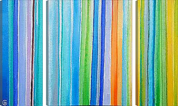 Модульная картина - Безмятежное лето