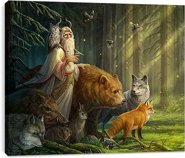 Постер на подрамнике - Хозяин леса