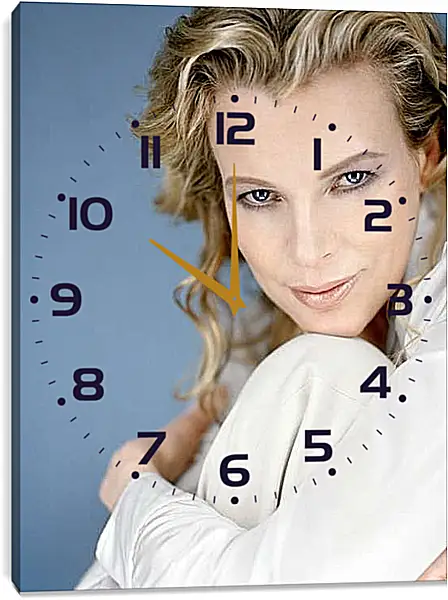 Часы картина - Ким Бейсингер. Kim Basinger
