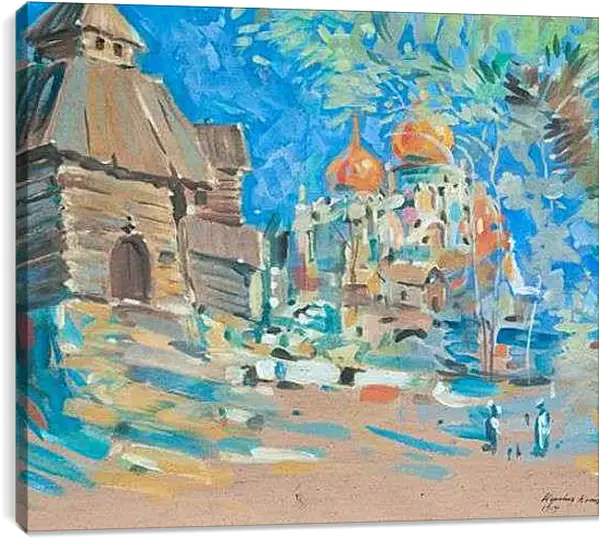 Постер на подрамнике - SKETCH FOR THEATER DESIGN. Коровин Константин