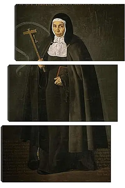 Модульная картина - The Venerable Mother Jeronima de la Fuente. Диего Веласкес