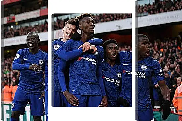 Модульная картина - Празднование гола. ФК Челси. FC Chelsea
