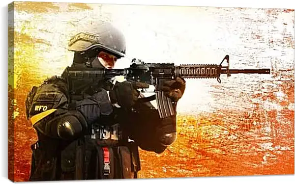 Постер на подрамнике - Global Offensive